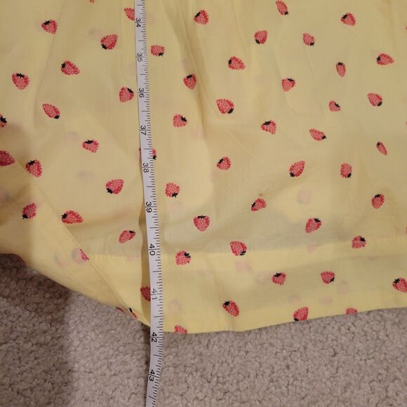 NWT Free People Lavender Daze Dress Strawberry Lemon Combo Yellow Midi Sz Large - Picture 8 of 12